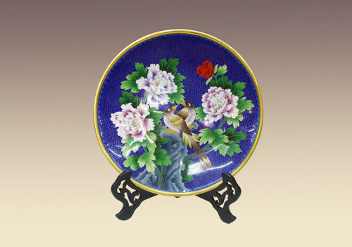 12寸盤【景泰藍】