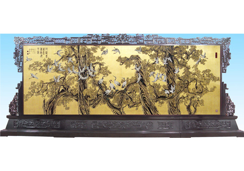 漢柏頌千秋效果圖【漆器】