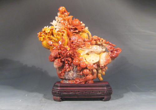 花果籃【壽山石】