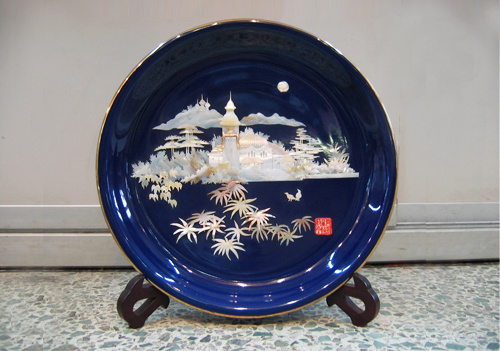 青島風光【貝雕】