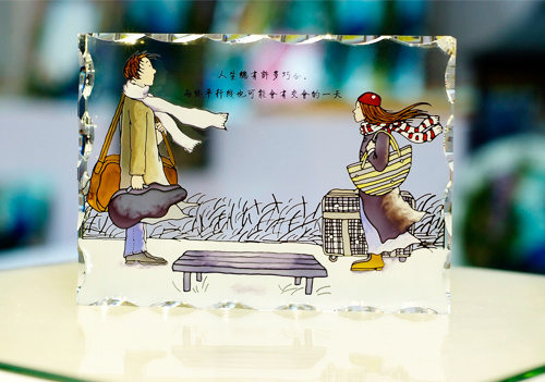 幾米漫畫【彩繪玻璃】