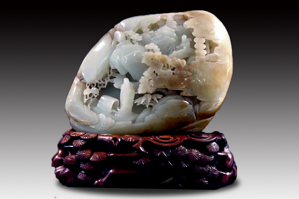 楓橋夜泊【和田玉】